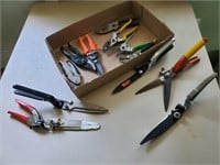 Box of pruners, clippers