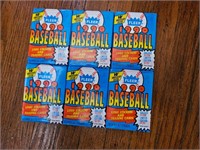 1990 Fleer Baseball Card Packs x 6