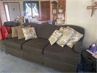 Art Van 87 inches Couch and Pillows