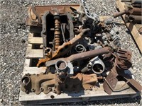 Carburetors,oil pan,and Miscellaneous parts skid