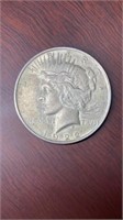 1922 Peace silver dollar