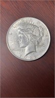 1922 Peace silver dollar