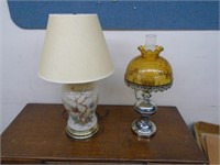 TABLE LAMPS QTY (2) TESTED AND WORK
