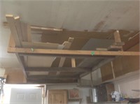Trim boards & lumber in rafter, may need ladder