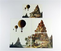 Lot de 5 cartes postales Charles. harleroi Bd 1986