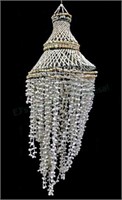 Boho Coastal Style Seashell Chandelier