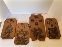 Wood Clock Faces