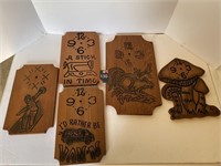 Wood Clock Faces