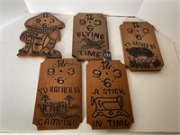 Wood Clock Faces