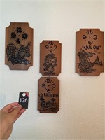 Wood Clock Faces