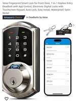 Veise Fingerprint Smart Lock for Front Door