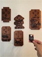 Wood Clock Faces