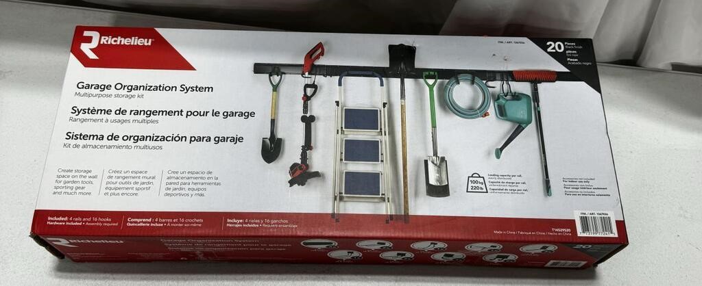 RICHELIEU GARAGE ORGANIZATION SYSTEM