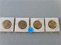 4 Sacagawea dollars; 2- 2000d, 2- 2000p.  Buyer mu
