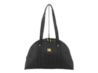 MCM Black Monogram Shoulder Bag