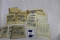 1940 - 1960 AGRICULTURAL ALMANACS