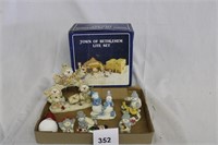 NATIVITY & SNOWMAN BOX LOT