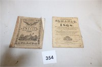 1860 & 1868 AGRICULTURAL ALMANACS