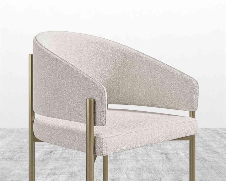 Qty 2 Rove Concepts Solana Dining Chairs in Pearl