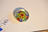 Dimminutive 3 oz Murano Paperweight with Pontail
