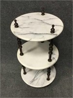 3 Tier Marble Table