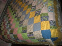 Full Size Homemade Patchwork Quilt