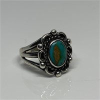 STERLING SILVER TURQUOISE RINGS