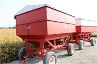 J&M 275 GRAVITY BOX AND WAGON