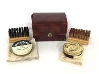 Vintage shoe polish kit