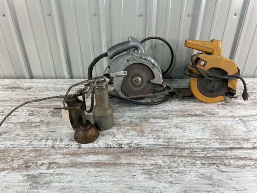 Black & Decker Circular Saws & Oil Cans