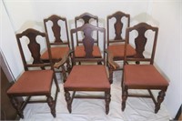 Showers Bros Bloomington Ind Set of 6 Chairs
