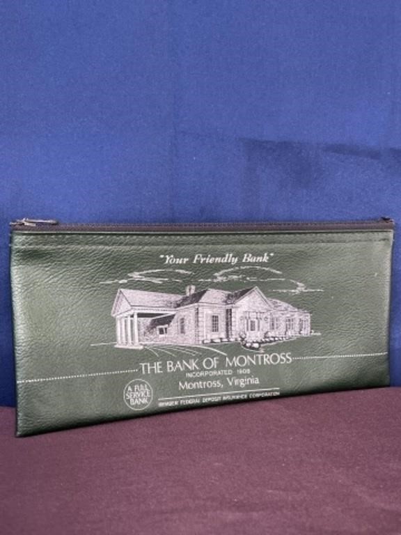 Bank of Montross money bag Virginia