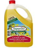 Saporito Canola Oil, 5 L