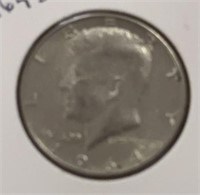 1964-D KENNEDY HALF DOLLAR (90% SILVER)