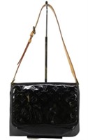 Louis Vuitton Black Thompson Street Verni Handbag