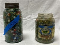 2 Jars of Old Marbles