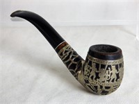 Medico Sterling Silver Smoking Pipe