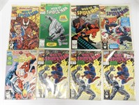 (8) MARVEL SPIDER-MAN COMIC BOOKS