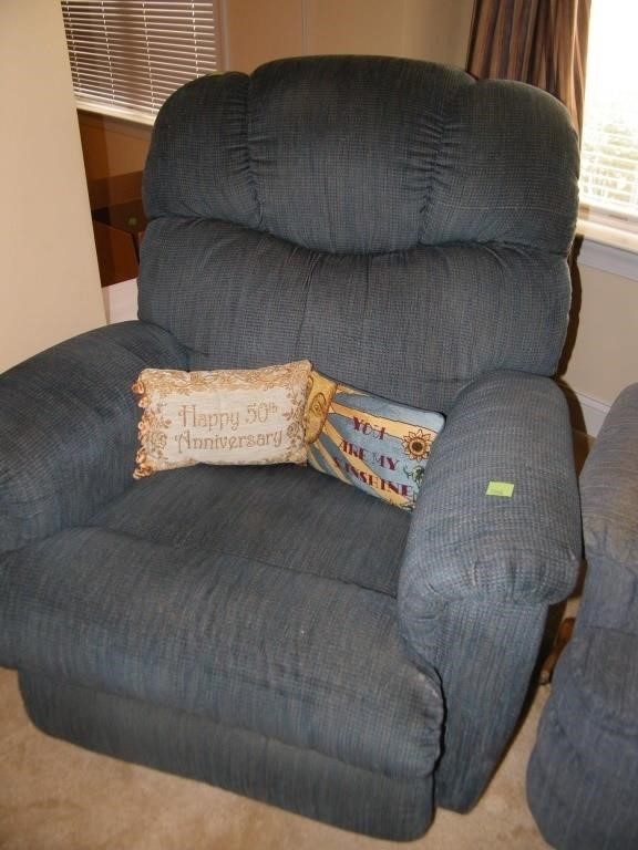 RECLINER WITH 2 PILLOWS