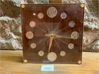 MK Summers US Silver Coinage Clock 1964