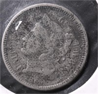 1865 3 CENT PIECE CULL