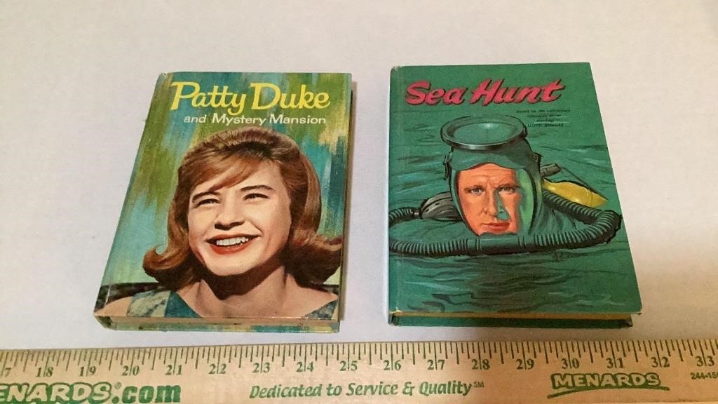 2 Old Books Patty Duke and Sea Hunt