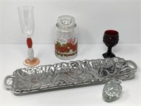 Strawberry Jar, Rabbit Serving Tray and More