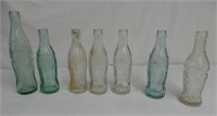 LOT OF 7 COLLECTIBLE  SODA  BOTTLES
