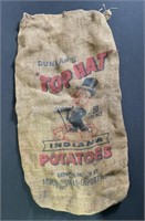 Dunlap’s LaPorte, IN ‘Top Hat’ Potatoes Sack