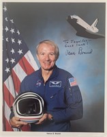 Astronaut Vance Brand signed photo