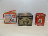 LuLu Lunch Box, SINGER and Prince Albert Tins