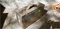 WWI Wood  Ammunition Box US Colt Vickers