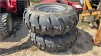 Lot of 2 New Titan 16.9-24 Tractor Lug Tires