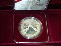 1988-S OLYMPIC PROOF SILVER DOLLAR COMMEMORATIVE